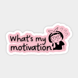 Finding Character Motivation Sticker